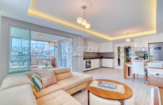 Просторный меблированный дуплекс 4+1 в районе Оба, 220м2 в Турции - фото 4