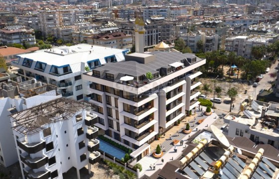 Бутик - комплекс в престижном районе Оба, до пляжа 250м. 2+1, 3+1,4+1 (70м2-151м2) в Турции - фото 3