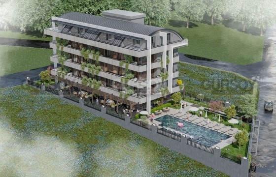 Элитный строящийся комплекс в районе Буюкхасбахче, 74м2-166м2 в Турции - фото 2