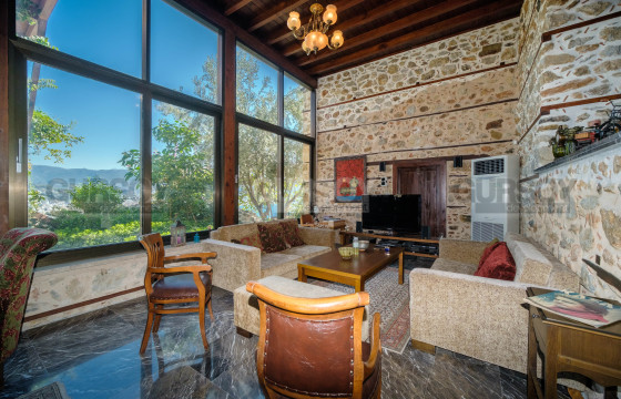 Вилла с видами на море и город в центре Алании, 350 м2 в Турции - фото 12