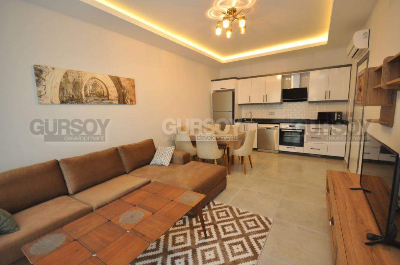 Отличная квартира 1+1 в районе Махмутлар, 65 м2. в Турции - фото 1