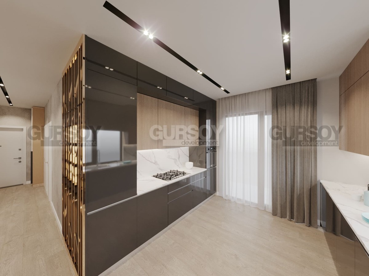 Новые квартиры разных планировок в современном ЖК в Махмутларе, 55-150 м2 в Турции - фото 1