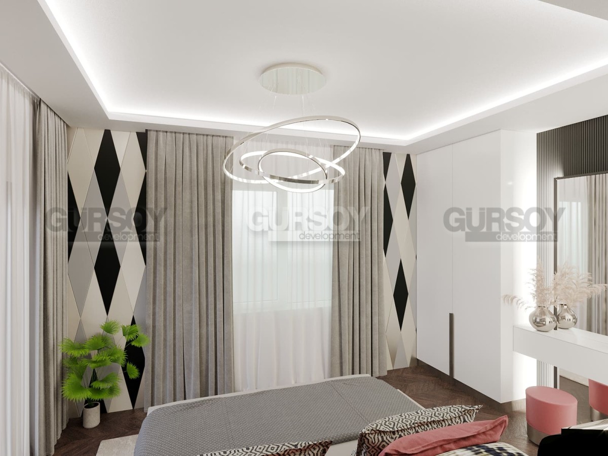 Новые квартиры разных планировок в современном ЖК в Махмутларе, 55-150 м2 в Турции - фото 1