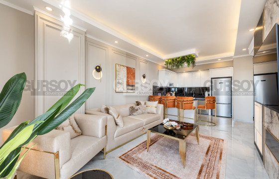 Стильная квартира 1+1 в Авсалларе, 64 м2 в Турции - фото 1