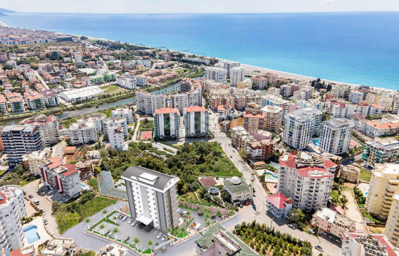 Квартира 1+1 с видом на море, 58 м2. Тосмур, Алания. в Турции - фото 12