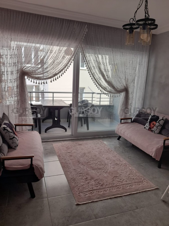 Уютная просторная квартира 1+1 всего в 350 метрах от моря в Махмутларе по доступной цене, 65 м2 в Турции - фото 1