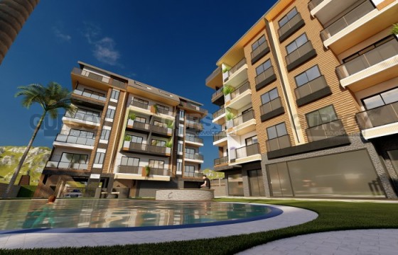 Новая квартира 1+1 в районе Оба с шикарным видом на горы, 60 м2 в Турции - фото 4