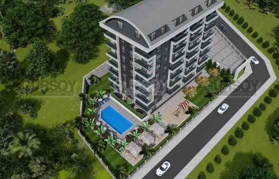 Современный  комплекс с  хорошей инфраструктурой в экорайоне Демирташ. от 1+1,58м2 до 3+1,105м2 в Турции - фото 4