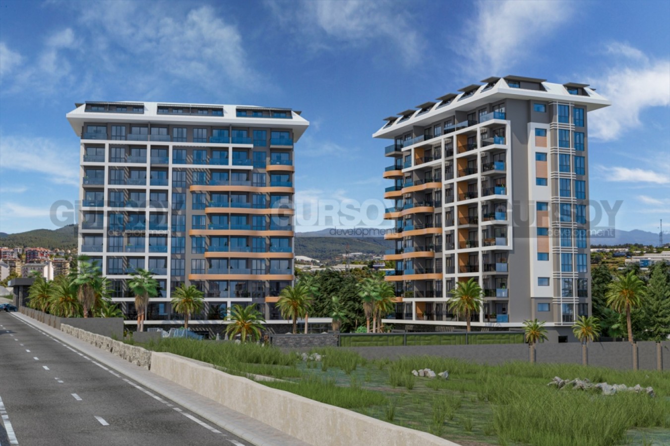 Новые квартиры в элитном современном жилом комплексе в Авсалларе, 58-183 м2 в Турции - фото 1