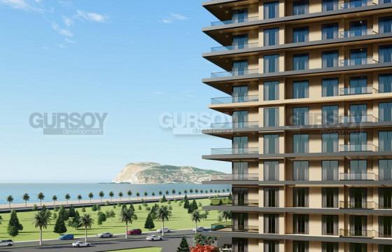 Две квартиры 1+1 по выгодной цене в эксклюзивном проекте, 55 м2. Тосмур, Алания. в Турции - фото 5