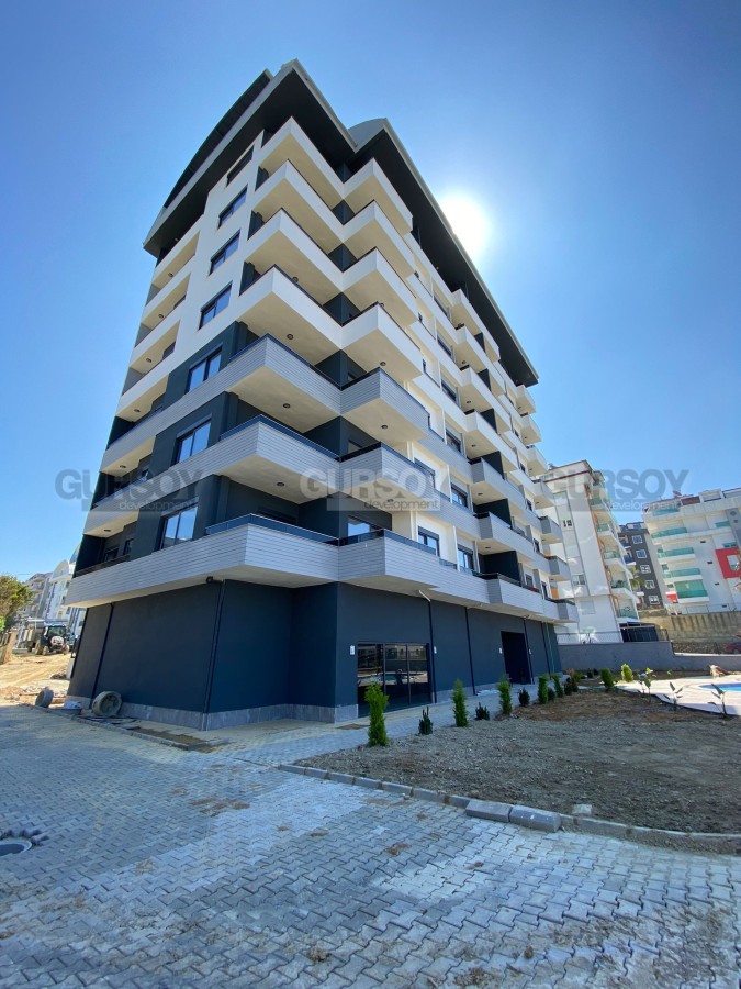Новая квартира 1+1 с видом на море в современном ЖК в Авсалларе, 40 м2 в Турции - фото 1
