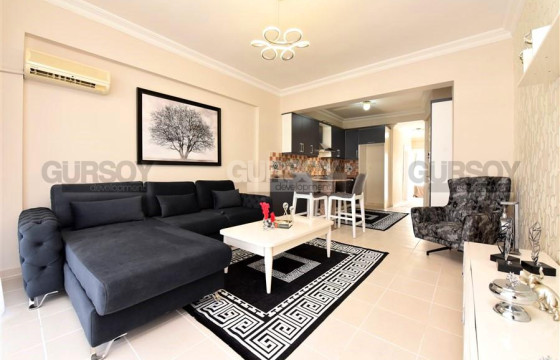 Двухкомнатная квартира 70 м2 с видом на море. Тосмур, Алания. в Турции - фото 3