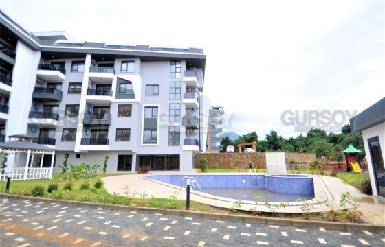 Меблированная квартира 1+1 в комплексе с инфраструктурой в районе Оба, 50 м2 в Турции - фото 1