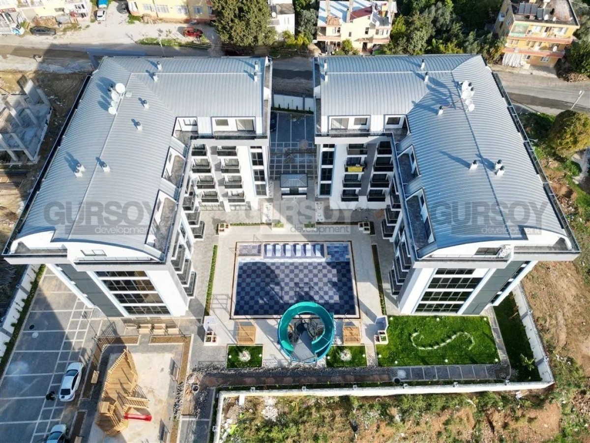 Меблированная квартира 1+1 в комплексе с инфраструктурой в районе Оба, 45 м2 в Турции - фото 1