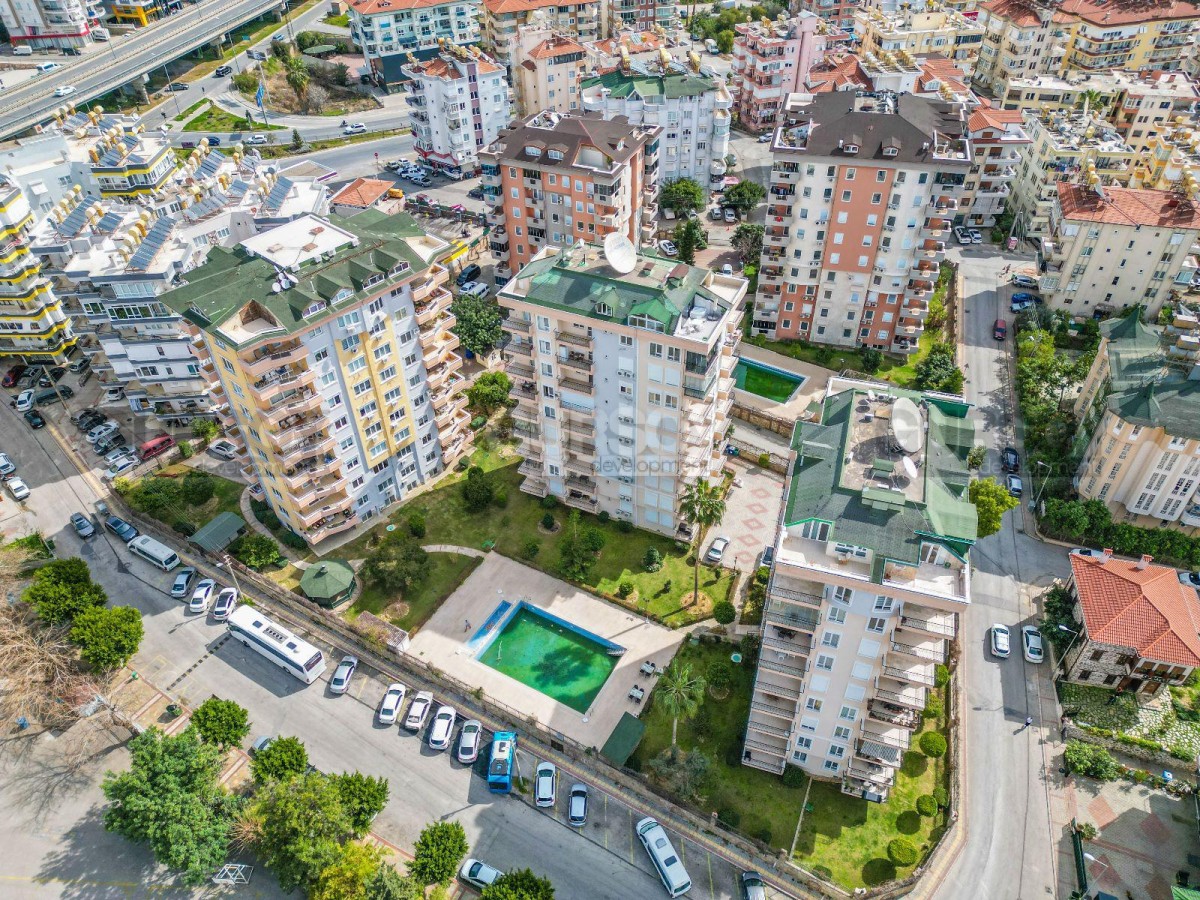 Просторная меблированная квартира 2+1 в центре Алании с видом на Крепость, 115 м2 в Турции - фото 1