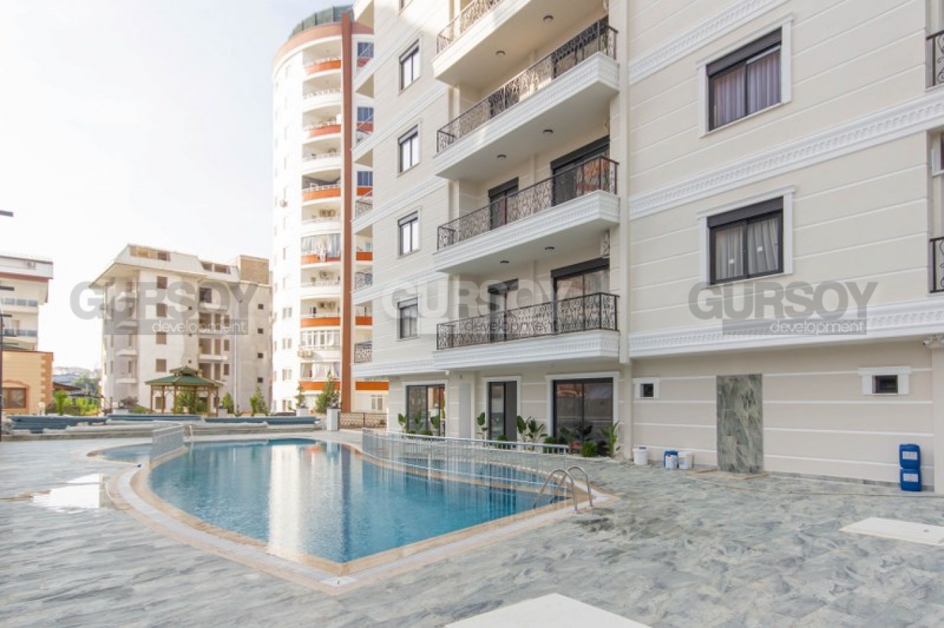 Стильная квартира 1+1 в новом ЖК с инфраструктурой в Махмутларе, 60 м2 в Турции - фото 1