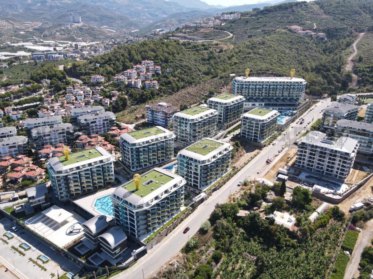 Комфортабельная квартира 1+1 с видом на море и закаты, 65 кв.м. в Каргыджаке. в Турции - фото 1