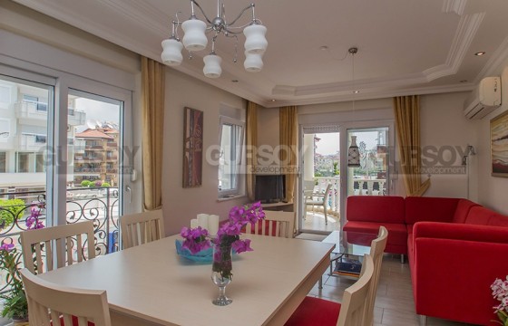 Меблированная квартира 2+1 всего в 50 метрах от моря в районе Оба, 100 м2 в Турции - фото 2