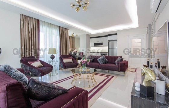 Роскошный стильный дуплекс 3+1 с видом на горы в Махмутларе, 220 м2 в Турции - фото 3