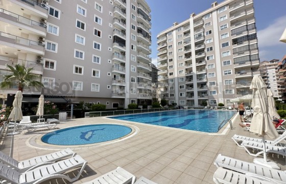 Меблированная квартира 2+1 на первой береговой линии в Махмутларе, 120 м2 в Турции - фото 1