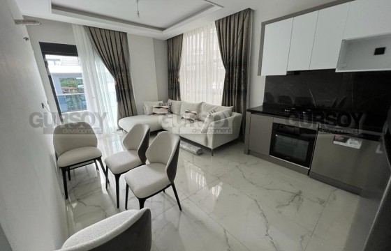 Новая стильная квартира 1+1 в элитном комплексе в районе Оба, 66 м2 в Турции - фото 4