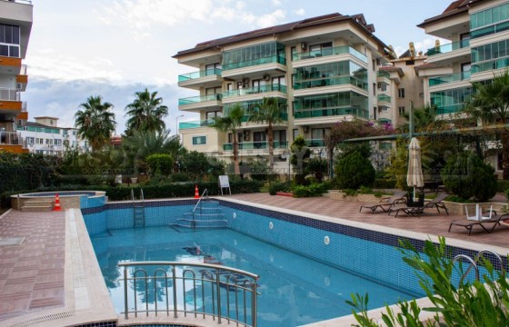 Уютная, полностью меблированная квартира 2+1 в районе Оба, 110 м2 в Турции - фото 1