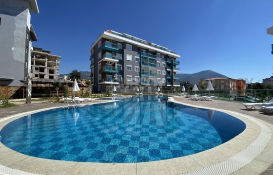 Новая квартира 1+1 в районе Оба с красивым видом на море и Крепость, 55 м2 в Турции - фото 4