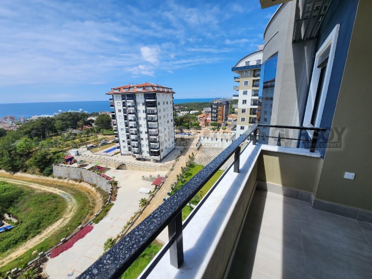 Новая квартира 1+1 с шикарным видом на море в Авсалларе, 47 м2 в Турции - фото 1