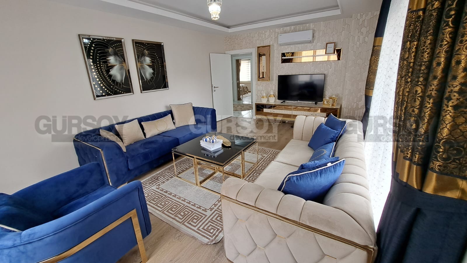 Стильная квартира 2+1 в новом жилом комплексе в Джикджилли, 115 м2 в Турции - фото 1