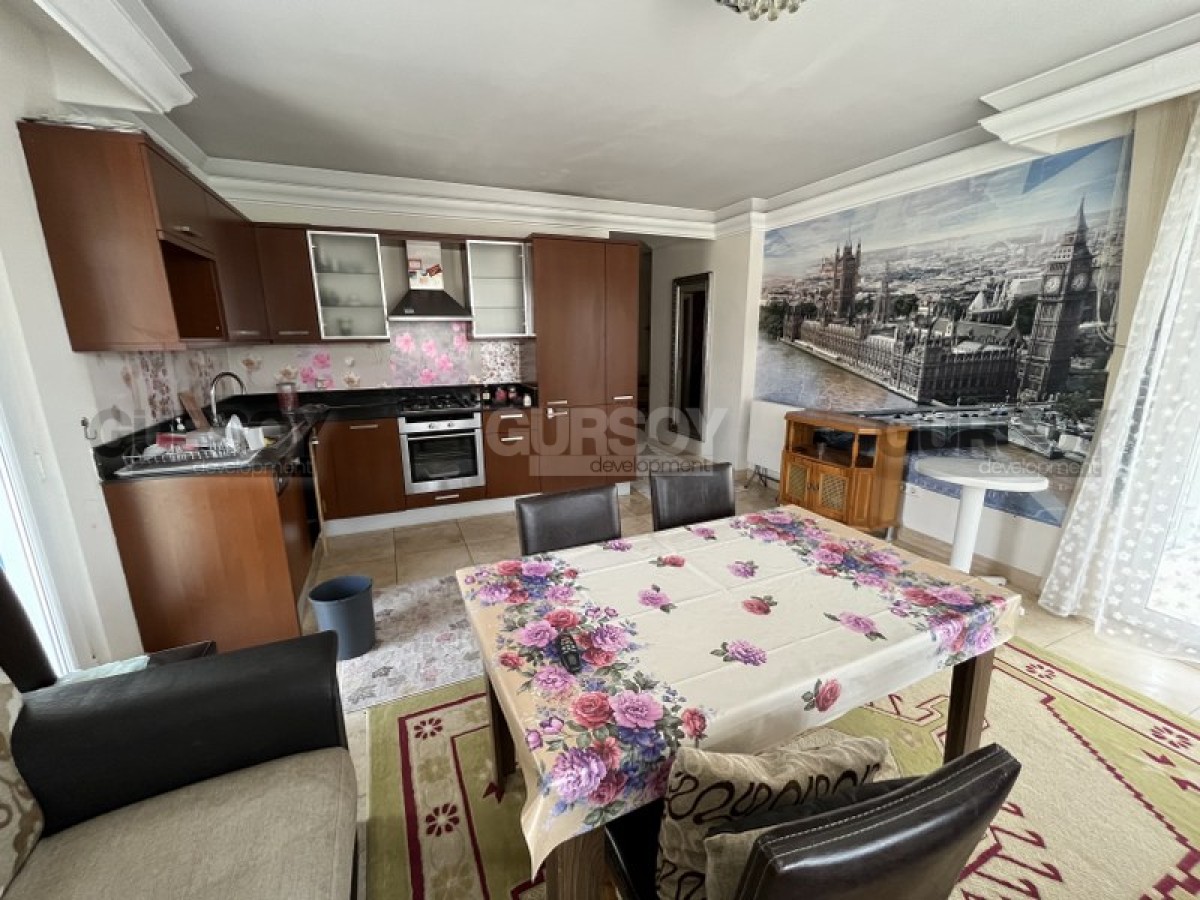 Меблированная квартира 2+1 в комплексе с отличной локацией в районе Джикджилли, 125 м2 в Турции - фото 1