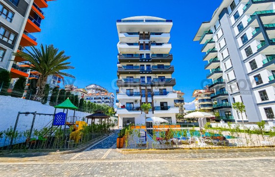 Новая квартира 1+1 в уютном комплексе в Авсалларе по очень выгодной цене, 65 м2 в Турции - фото 1