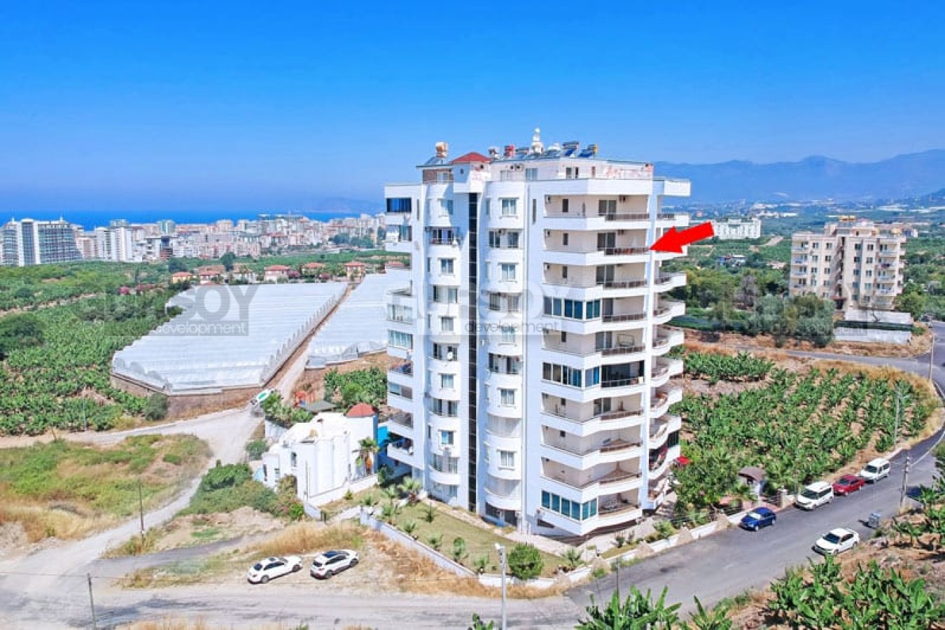 Просторная квартира с видом на море и горы в Махмутларе, супер цена! 115 к.в. в Турции - фото 1