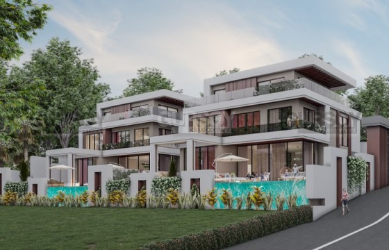 Роскошная новая вилла, с панорамным видом на море и гору Кале, в элитном районе Аланьи - Бекташ в Турции - фото 5