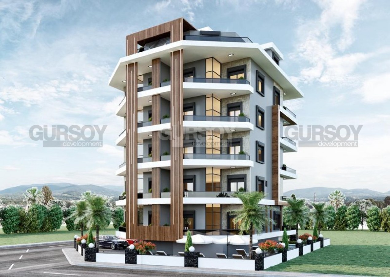 Новые квартиры и дуплексы в резиденции на завершающем этапе строительства, в 50 метрах от знаменитого пляжа - Кейкубат в Турции - фото 1