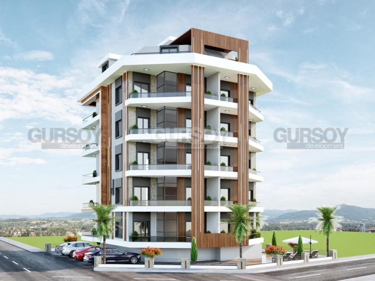 Новые квартиры и дуплексы в резиденции на завершающем этапе строительства, в 50 метрах от знаменитого пляжа - Кейкубат в Турции - фото 1
