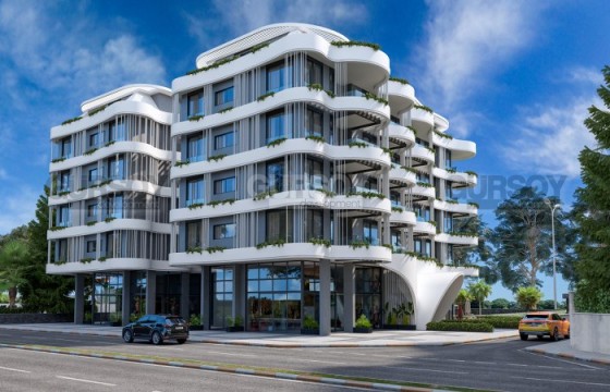 Квартира в концептуальном жилом комплексе премиум класса, на 1-й линии от моря, в престижном районе Аланьи - Каргыджак в Турции - фото 5