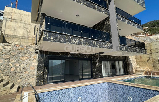 Новая вилла с видом на море и город. Район Тепе. в Турции - фото 8