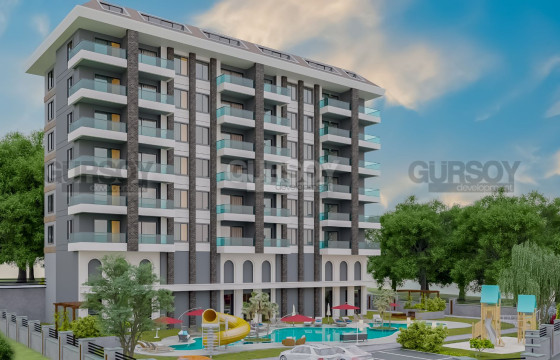 Комплекс от застройщика премиум класса в 800 метрах от моря в Авсалларе, 50 м2-90 м2 в Турции - фото 3