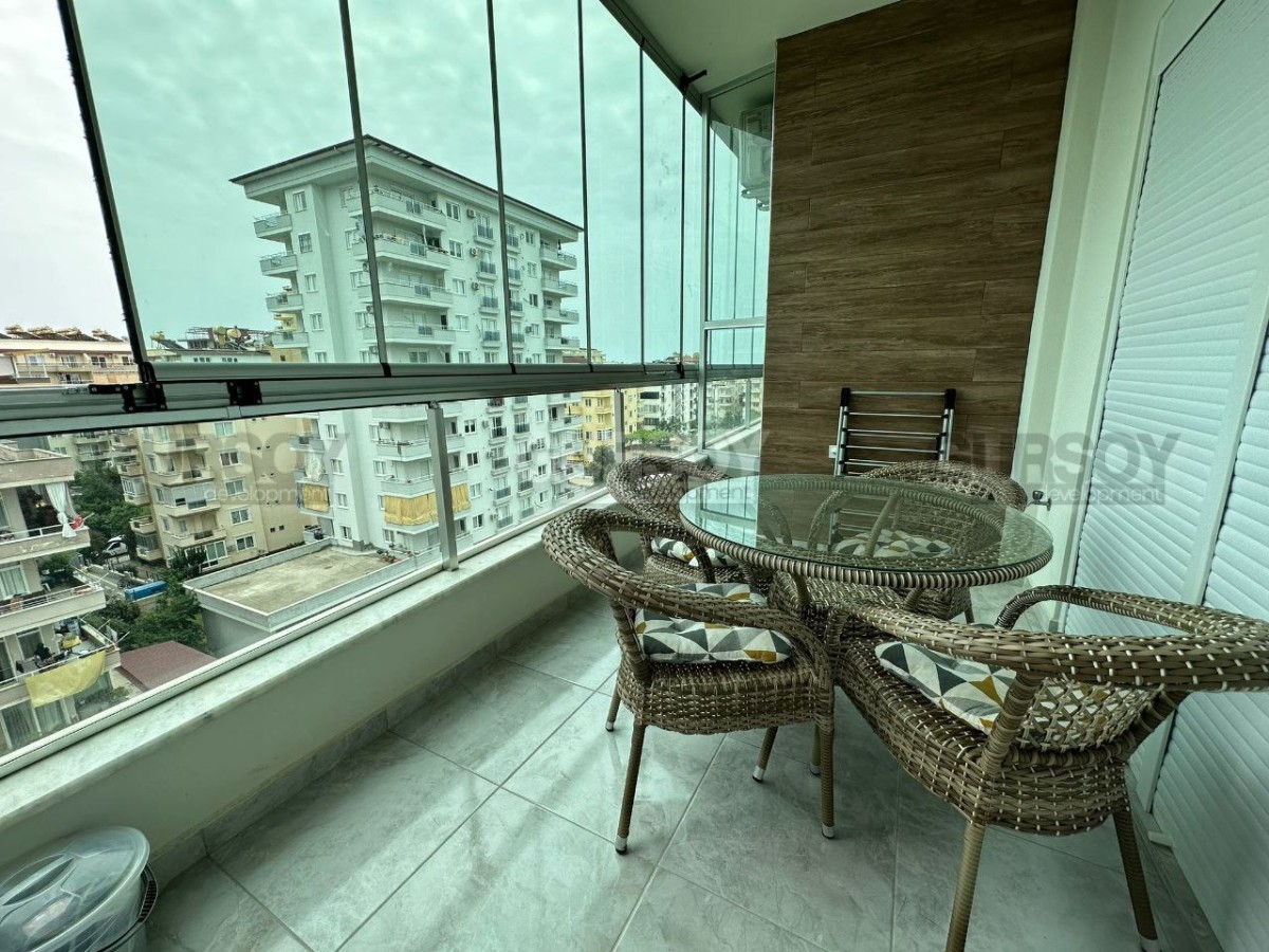 Стильная, новая квартира 2+1, общей площадью 120м2, на 7-м этаже, в трех минутах ходьбы от пляжа в Турции - фото 1