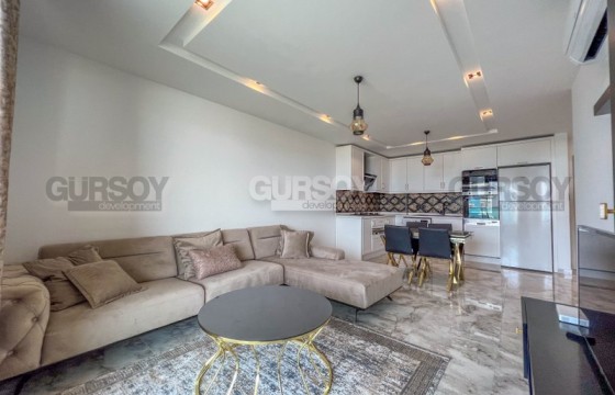 Комфортабельная, меблированная квартира с видом на море, в центре престижного района Аланьи - Каргыджак Описание: в Турции - фото 3