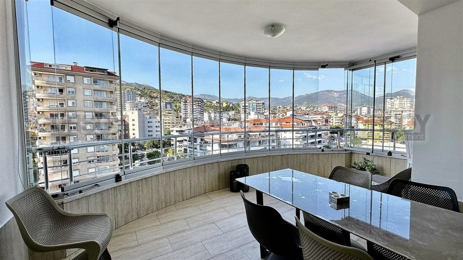 Современная, комфортабельная квартира на 7-м этаже, в спокойном, живописном районе Аланьи - Джикджилли в Турции - фото 1