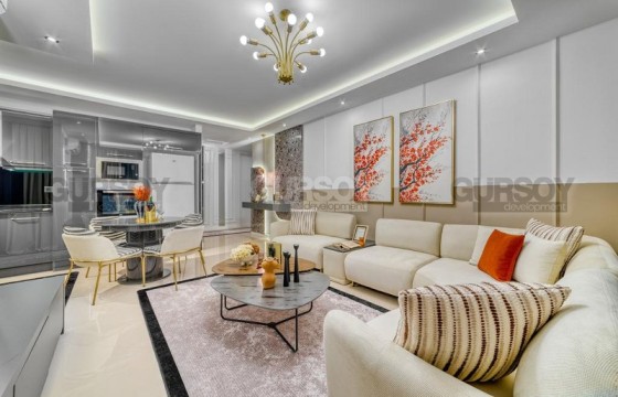 Комфортабельная квартира с дизайнерским ремонтом, в 250 метрах от моря, в центре популярного районе Аланьи - Нижняя Оба в Турции - фото 3