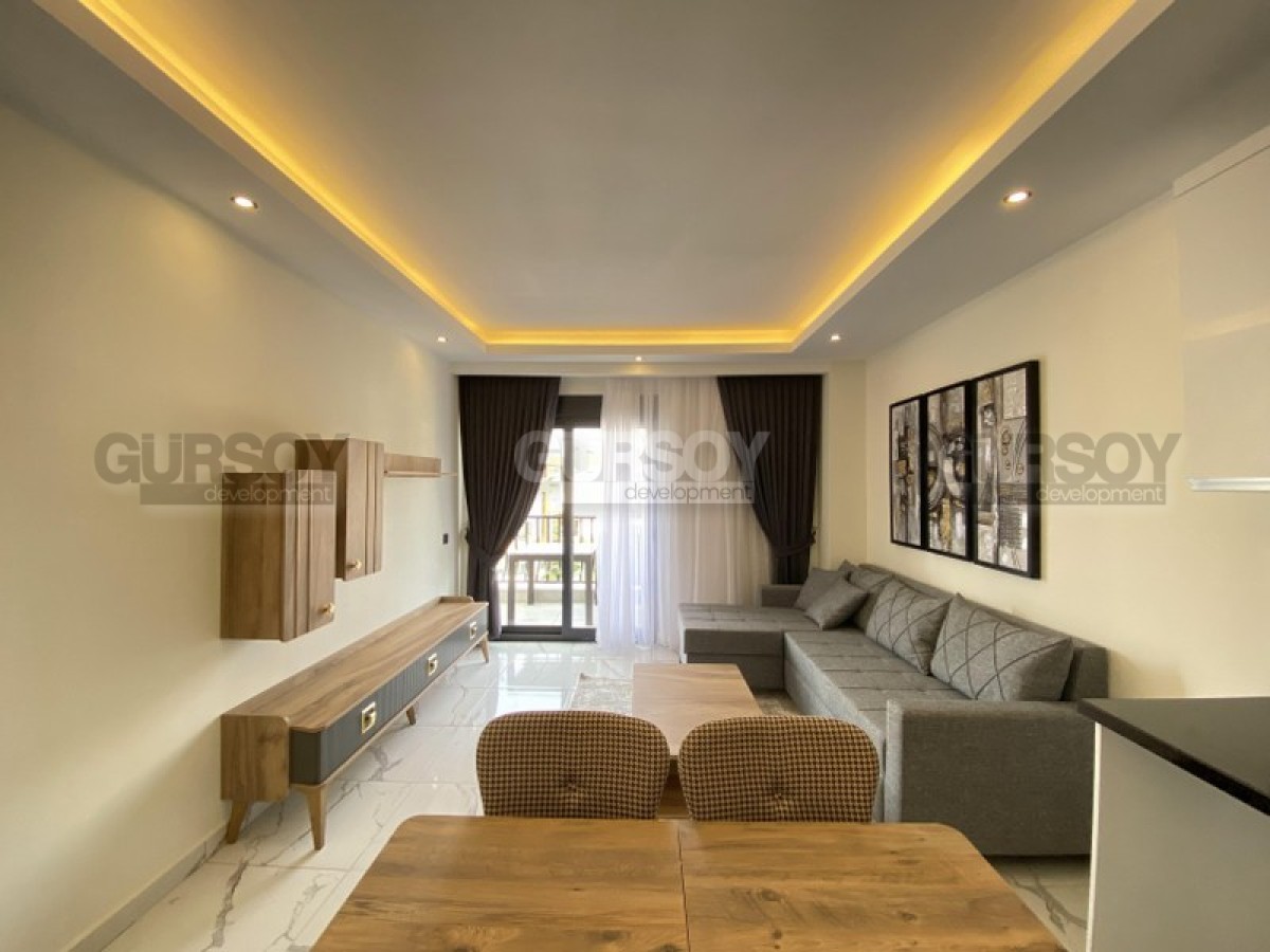 Новая квартира с современным дизайном, на 3-м этаже, в уютном, ухоженном районе Аланьи - Нижняя Оба в Турции - фото 1