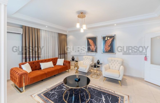 Уютная, светлая квартира с современным дизайном, в 200 метрах от моря, в центре спокойного района Аланьи - Нижняя Оба в Турции - фото 1