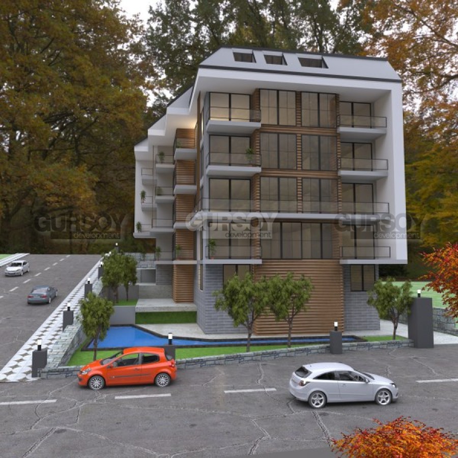 Апартаменты в 4-этажной бутик резиденции на этапе строительства, в спокойном, районе Аланьи - Демирташ в Турции - фото 1