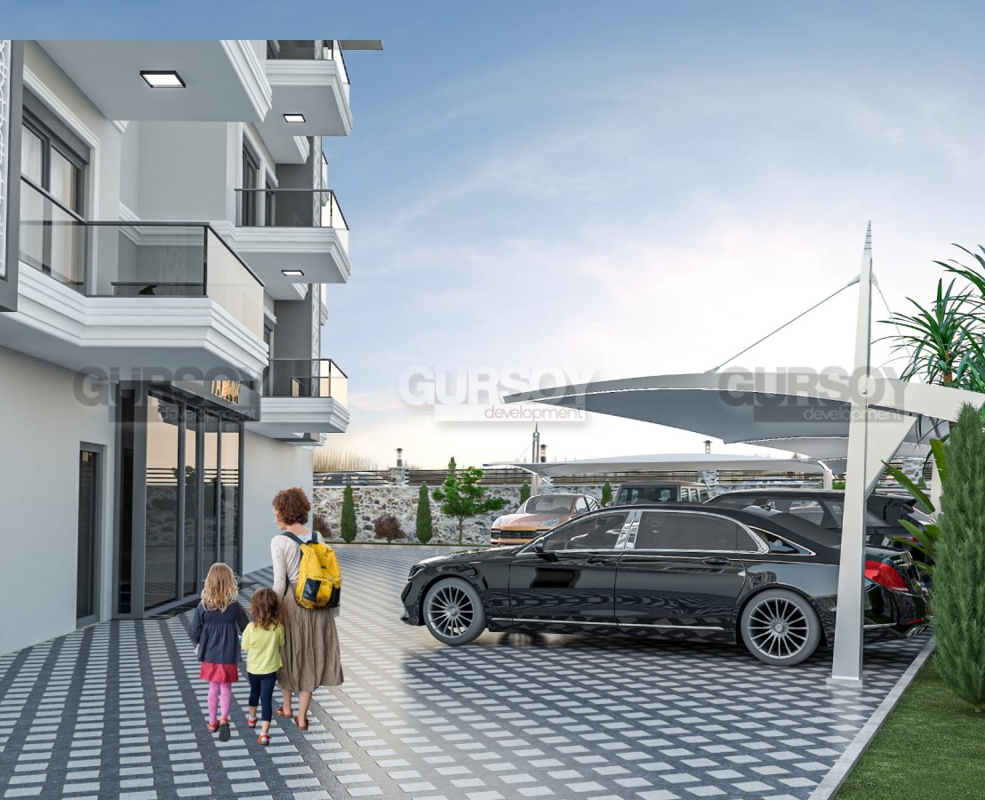 Компактная квартира с чистовой отделкой, в жилом комплексе 2023 года постройки, в районе Верхняя Оба в Турции - фото 1