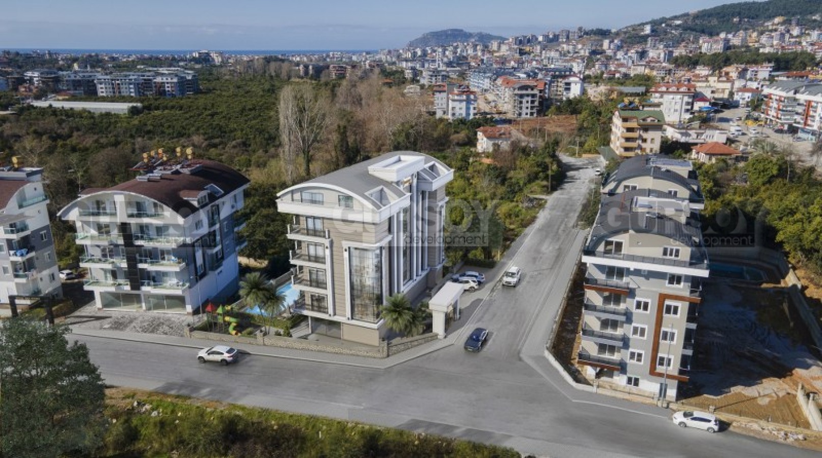 Апартаменты в новом жилом комплексе, введенном в эксплуатацию в мае 2023 года, в престижном районе Аланьи - Верхняя оба Описание: в Турции - фото 1