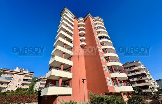 Панорамная квартира с видом на море и горы на 8-м этаже, в благоустроенном районе Аланьи - Джикджилли в Турции - фото 1