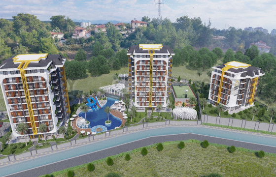 Комплекс, с хорошим расположением в Авсалларе, 61 м2-150 м2 в Турции - фото 8