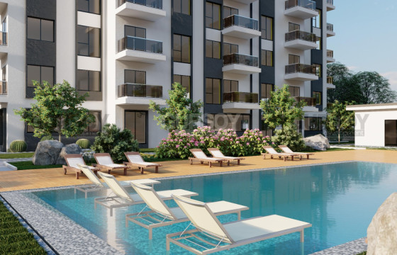 Проект для инвестиций с квартирами 50 – 135 м2. Паяллар, Алания. в Турции - фото 4